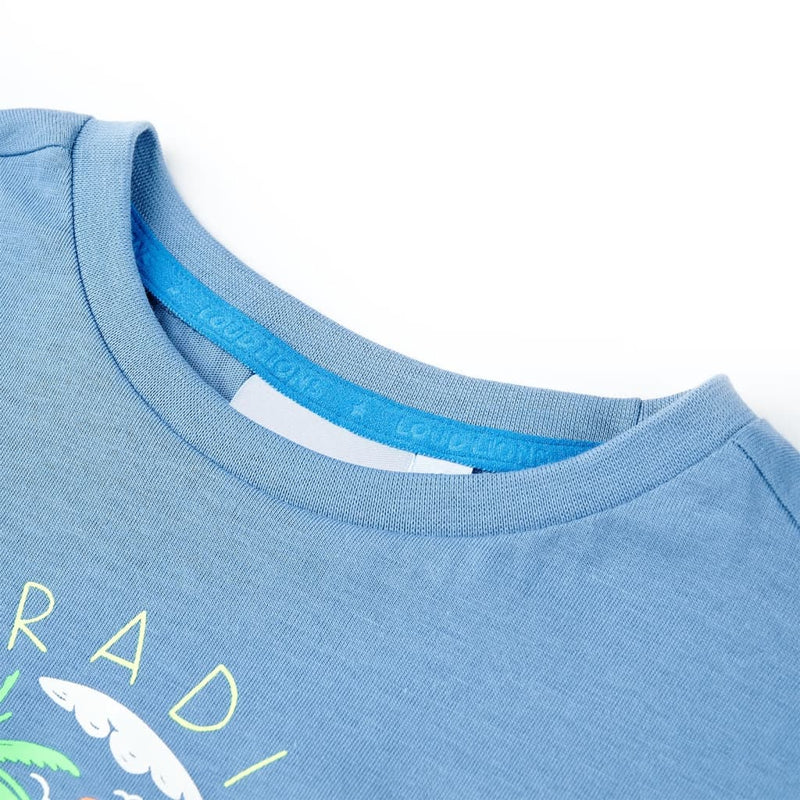 Load image into Gallery viewer, VidaXL Kindershirt 128 middenblauw