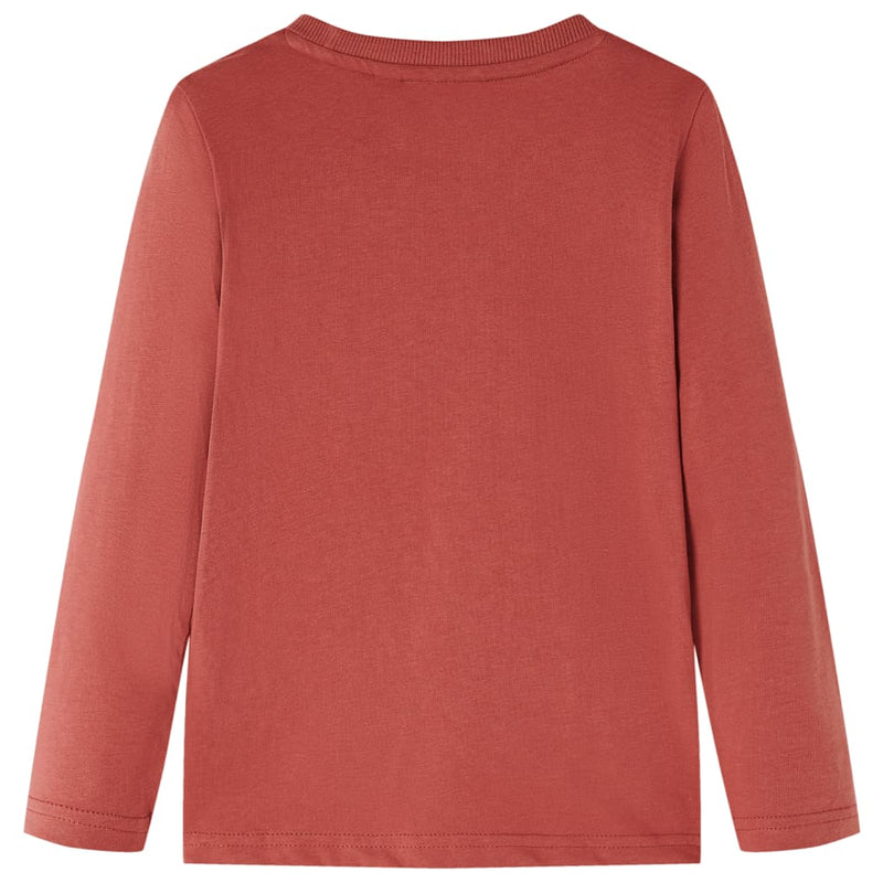Load image into Gallery viewer, VidaXL Kindershirt met lange mouwen 140 hennakleurig