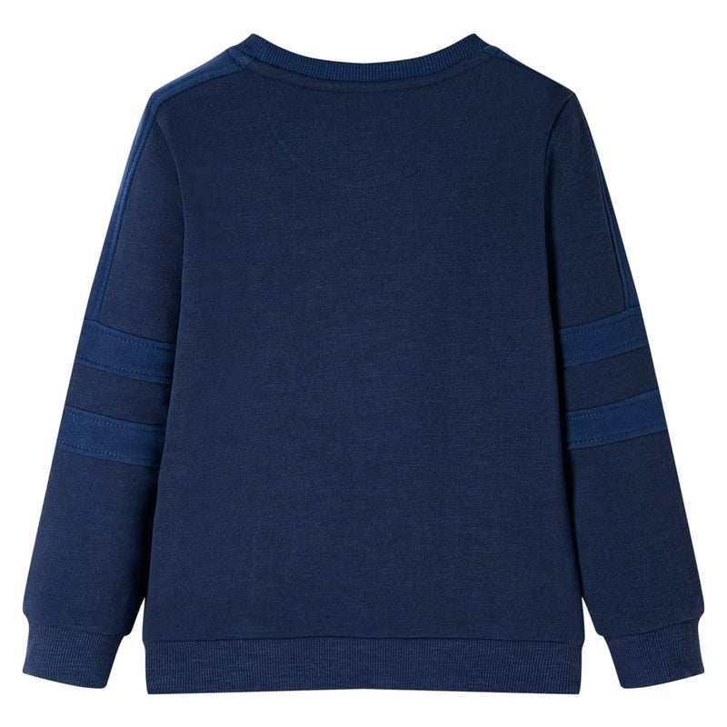 Load image into Gallery viewer, VidaXL Kindertrui 128 gemêleerd marineblauw