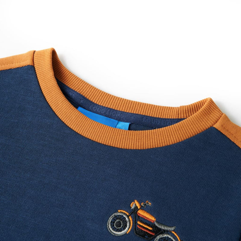 Load image into Gallery viewer, VidaXL Kindertrui 128 indigo-blauw