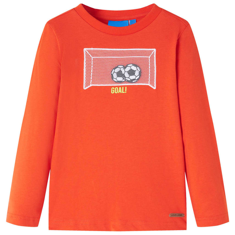 Load image into Gallery viewer, VidaXL Kindershirt met lange mouwen 116 feloranje