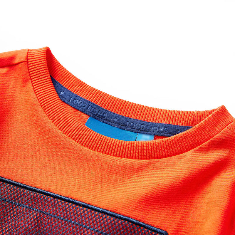 Load image into Gallery viewer, VidaXL Kindershirt met lange mouwen 128 feloranje