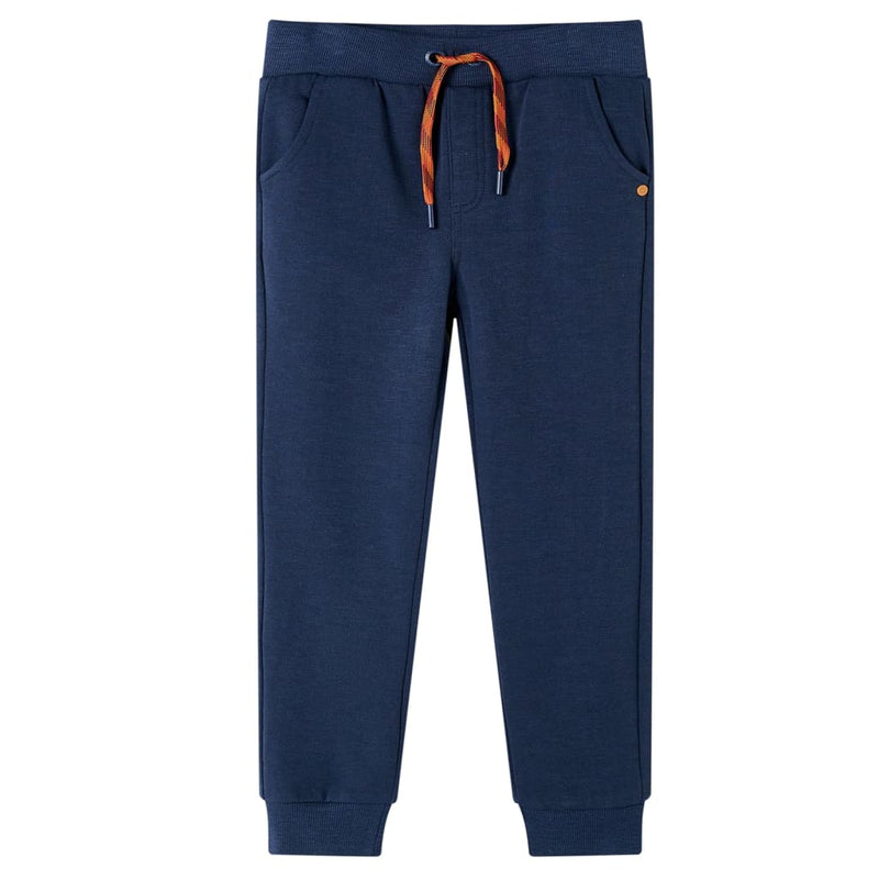 Load image into Gallery viewer, VidaXL Kinderjoggingbroek 116 gemêleerd marineblauw