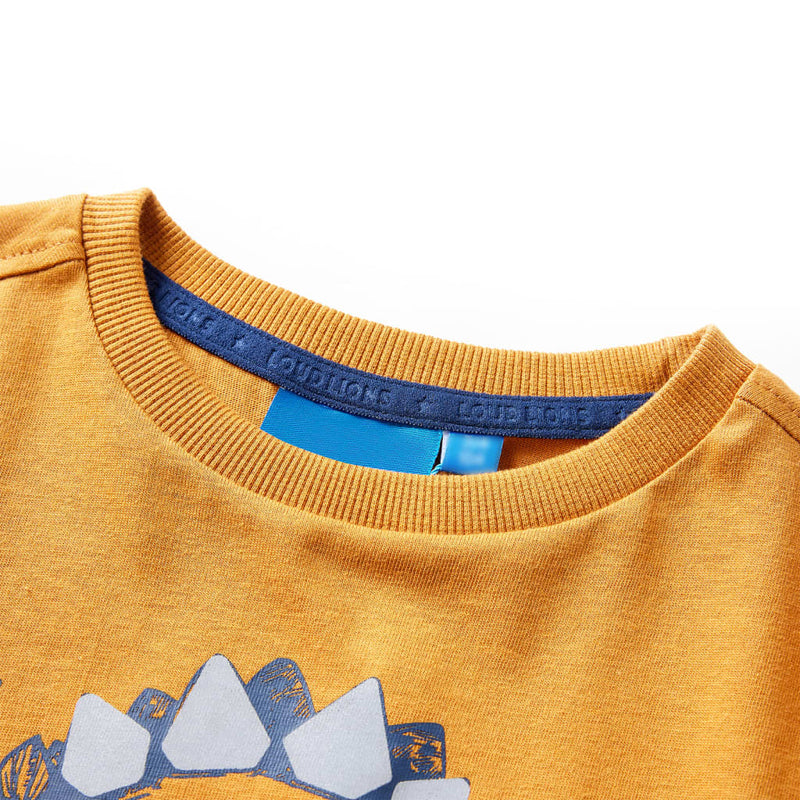 Load image into Gallery viewer, VidaXL Kindershirt met lange mouwen 116 donkerokerkleurig