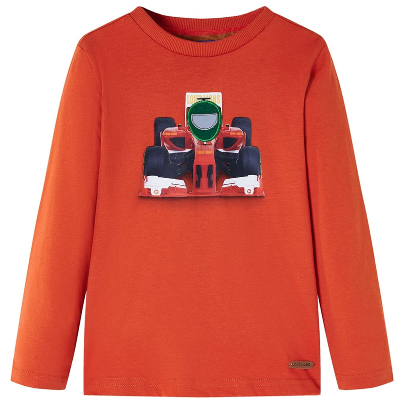 Load image into Gallery viewer, VidaXL Kindershirt met lange mouwen 104 oranje