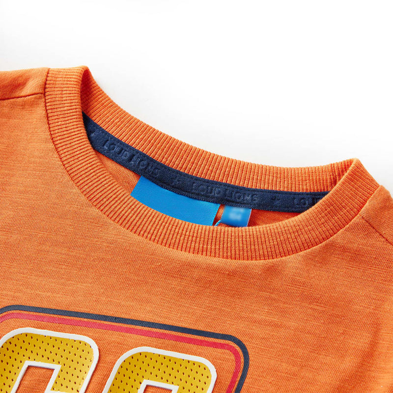 Load image into Gallery viewer, VidaXL Kindershirt met lange mouwen 116 donkeroranje