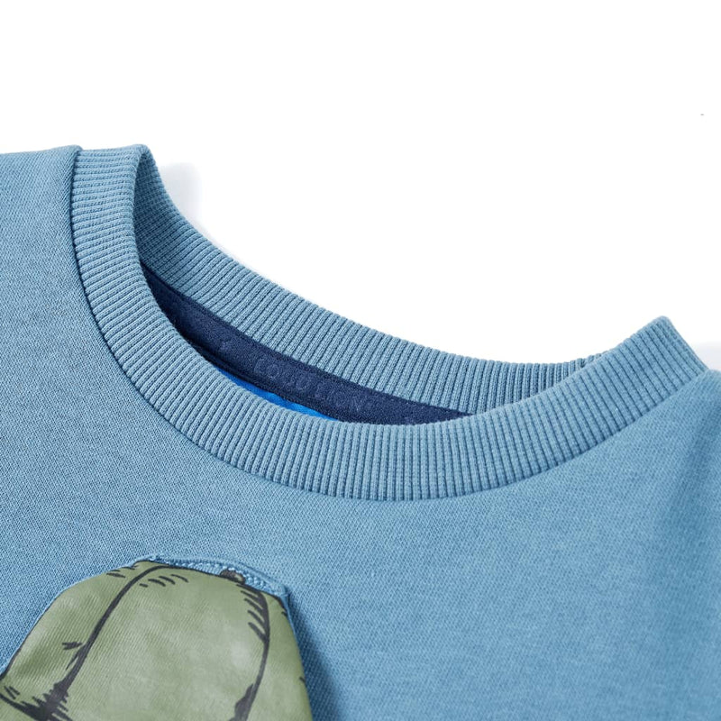 Load image into Gallery viewer, Vidaxl kindertrui 116 middelblauw