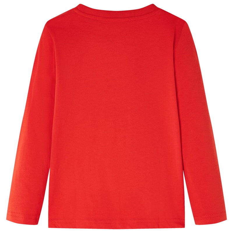 Load image into Gallery viewer, VidaXL Kindershirt met lange mouwen 116 rood