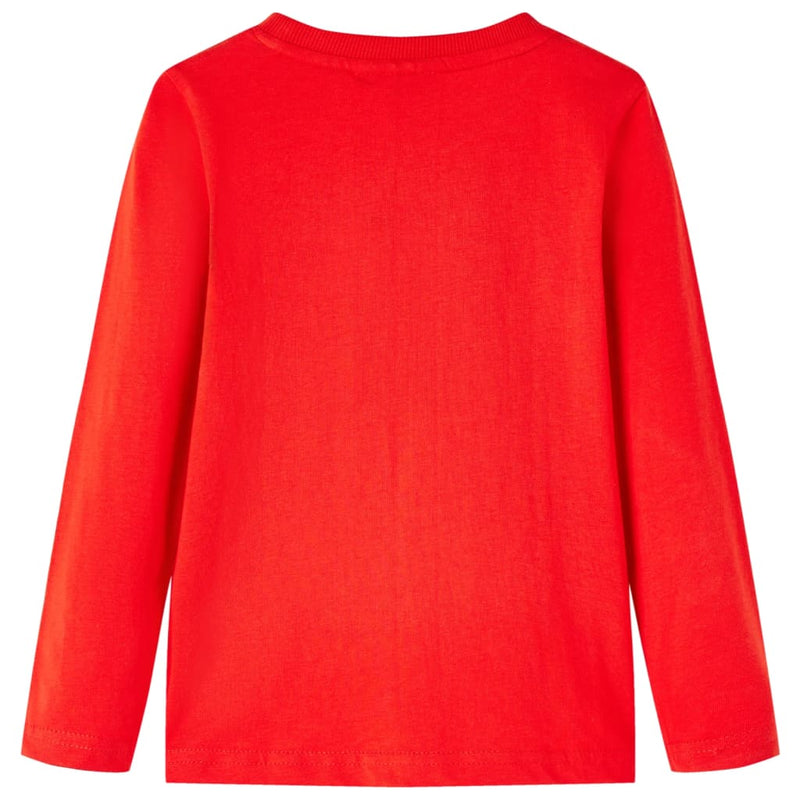 Load image into Gallery viewer, Vidaxl kindershirt met lange mouwen 116 rood