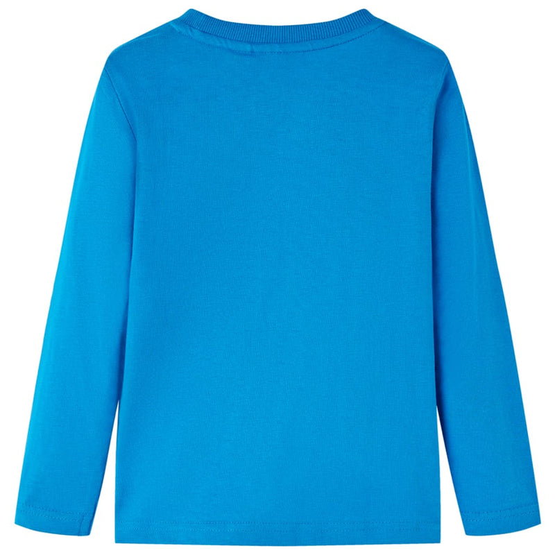 Load image into Gallery viewer, Vidaxl kindershirt met lange mouwen 128 kobaltblauw