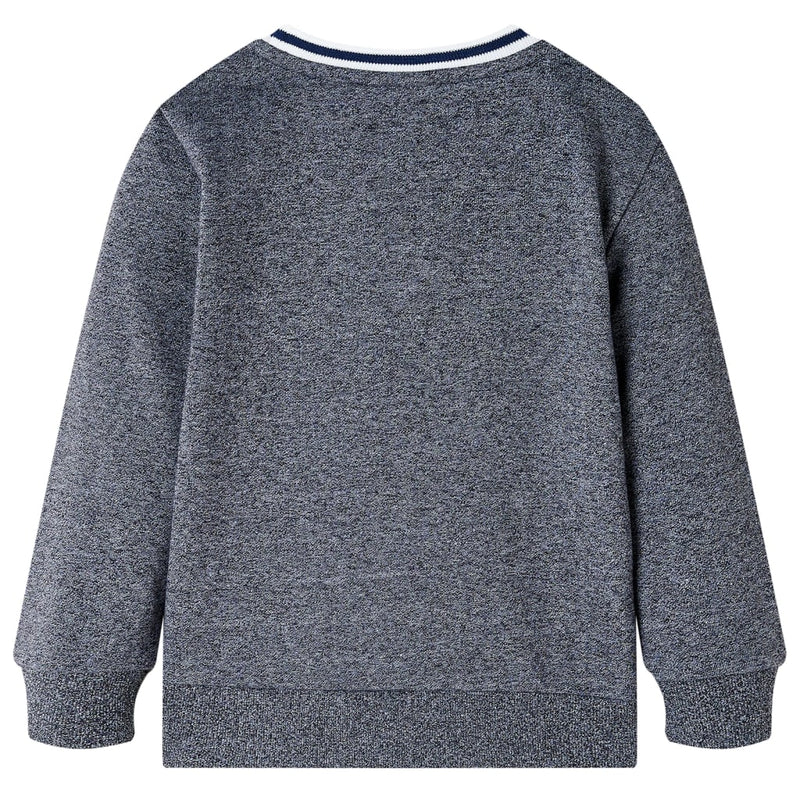 Load image into Gallery viewer, Vidaxl kindertrui 92 gemêleerd marineblauw