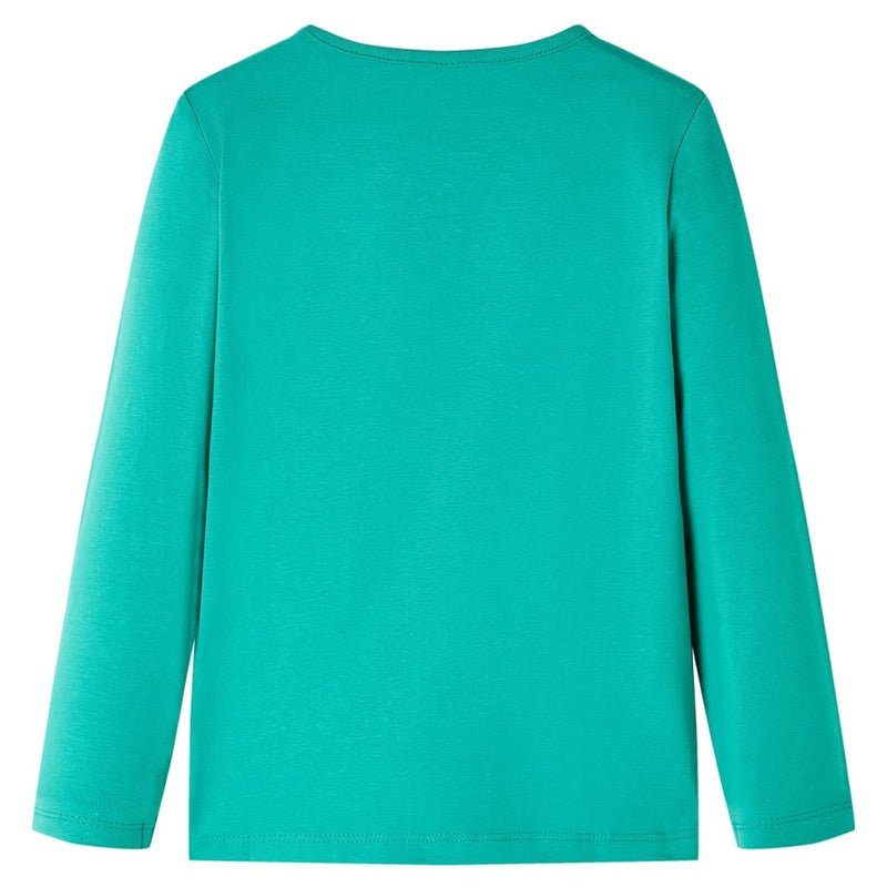 Load image into Gallery viewer, VidaXL Kindershirt met lange mouwen 104 felgroen