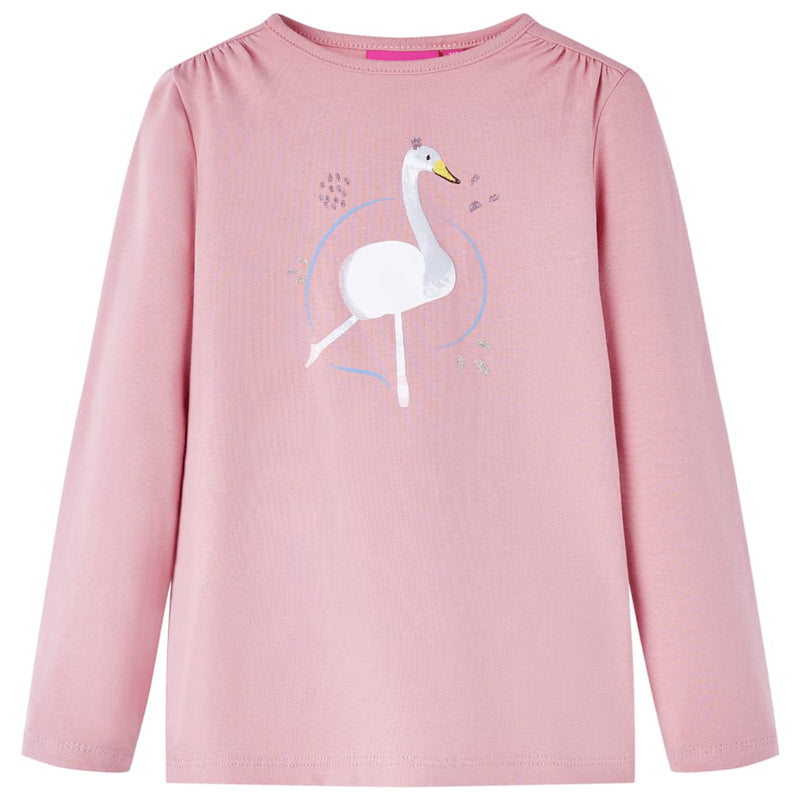 Load image into Gallery viewer, Vidaxl kindershirt met lange mouwen 140 lichtroze