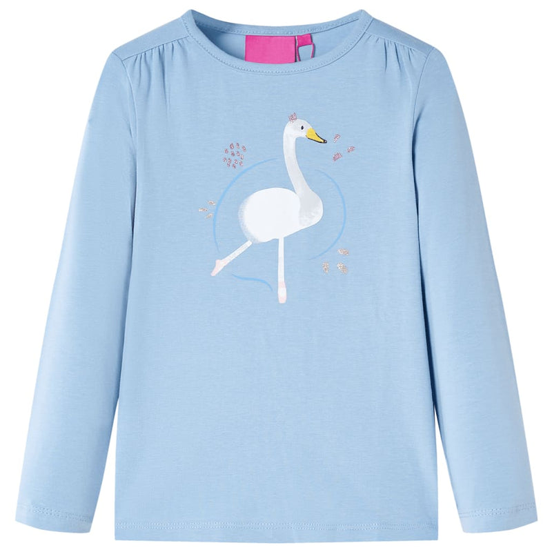Load image into Gallery viewer, Vidaxl kindershirt met lange mouwen 116 lichtblauw