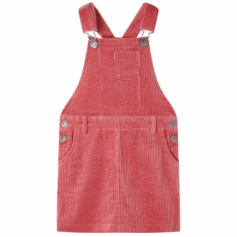 Load image into Gallery viewer, VidaXL Kindertuinjurk 116 ribfluweel roze