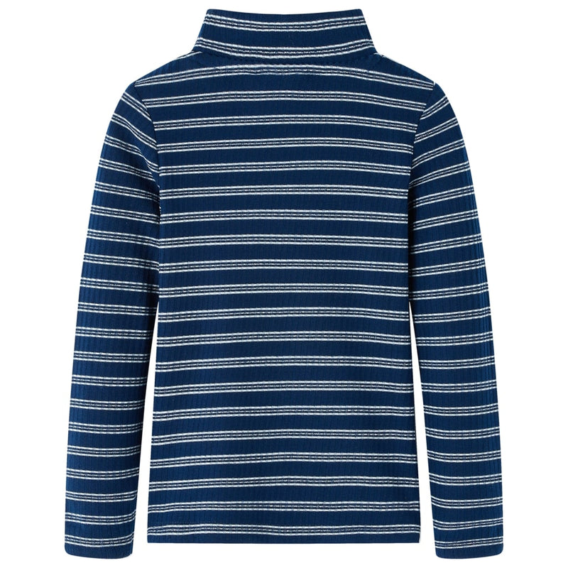Load image into Gallery viewer, Vidaxl kindershirt met lange mouwen 140 marineblauw