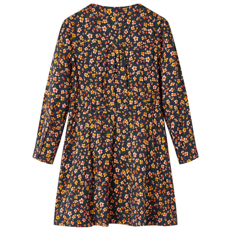 Load image into Gallery viewer, Vidaxl kinderjurk met lange mouwen 140 marineblauw