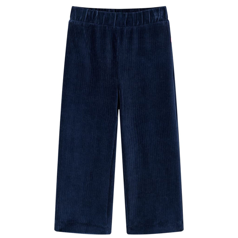 Load image into Gallery viewer, Vidaxl kinderbroek 128 ribfluweel marineblauw