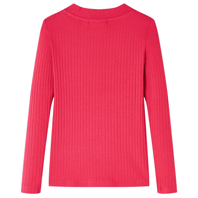 Load image into Gallery viewer, Vidaxl kindershirt met lange mouwen 104 felroze