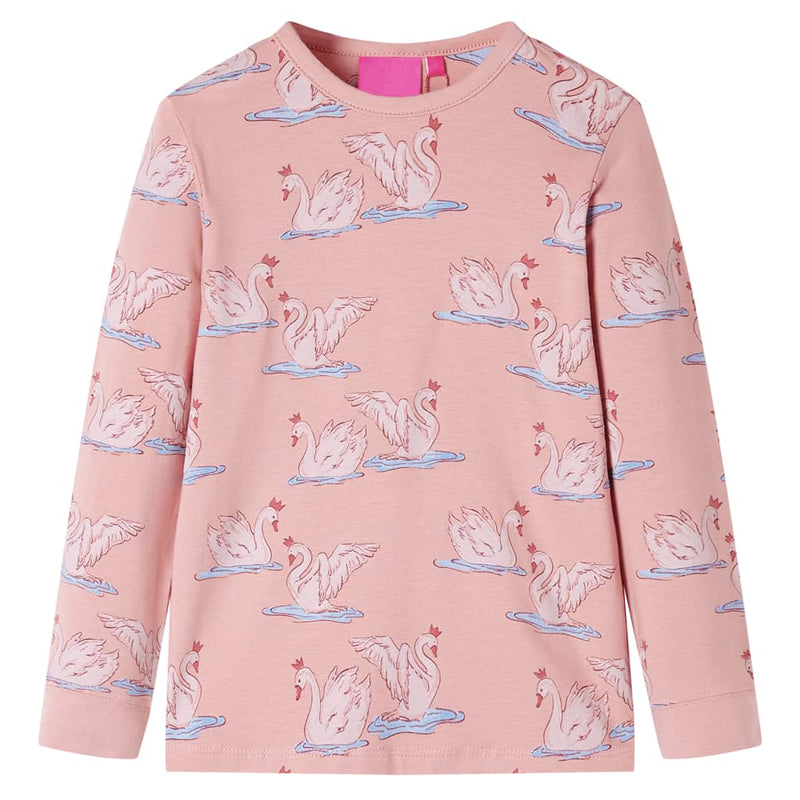 Load image into Gallery viewer, Vidaxl kinderpyjama met lange mouwen 128 lichtroze