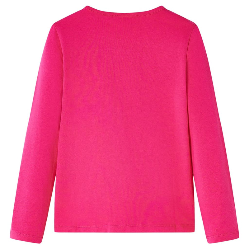 Load image into Gallery viewer, Vidaxl kindershirt met lange mouwen 116 felroze