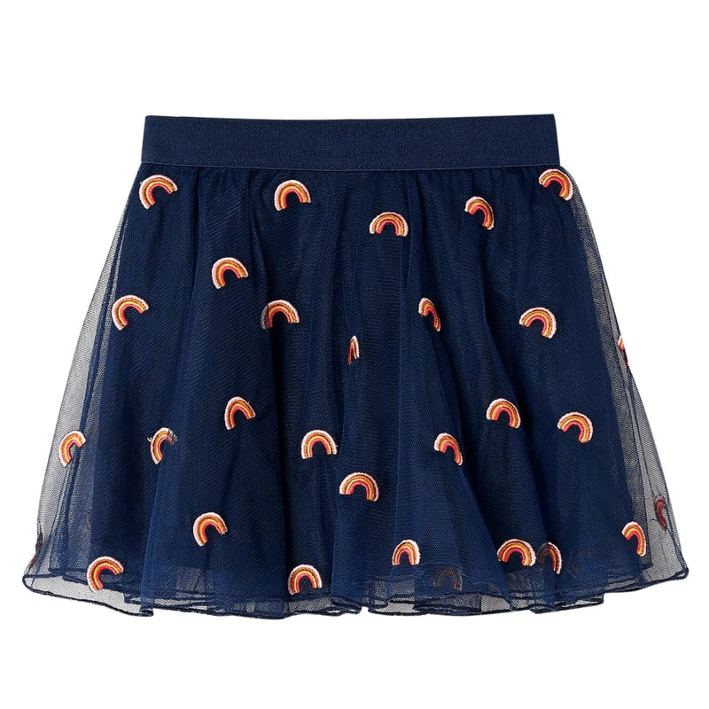 Load image into Gallery viewer, Vidaxl kinderrokje met tule 92 marineblauw