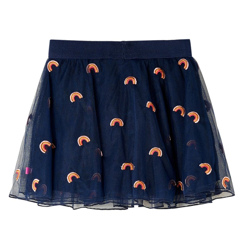 Load image into Gallery viewer, Vidaxl kinderrokje met tule 92 marineblauw
