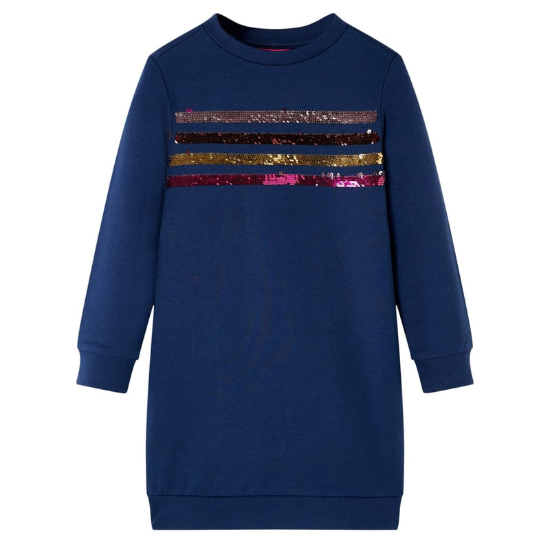 Load image into Gallery viewer, Vidaxl kinderjurk 92 marineblauw