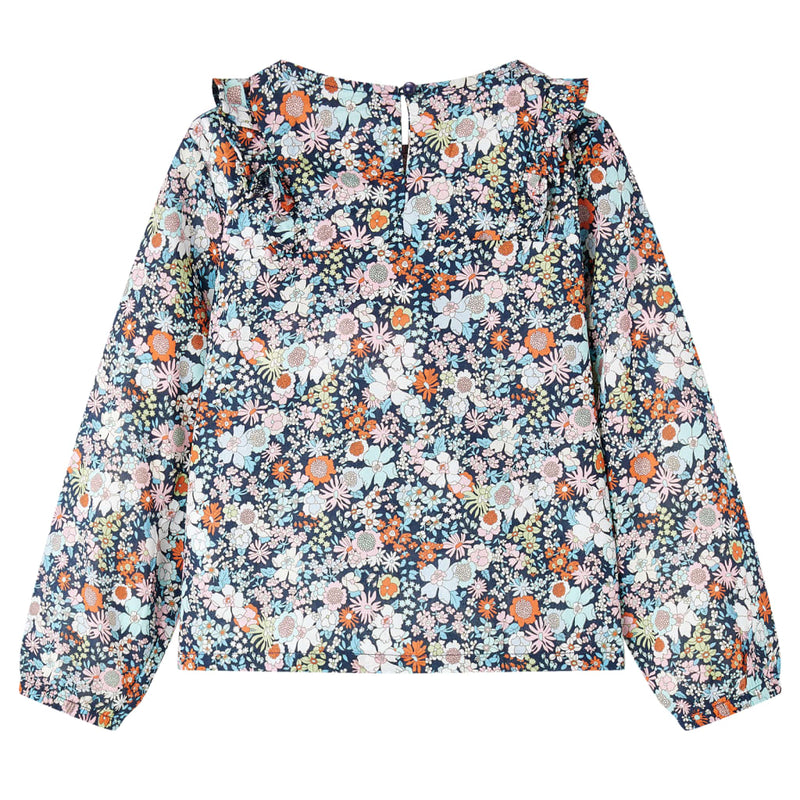 Load image into Gallery viewer, Vidaxl kindershirt met lange mouwen 128 donkerblauw