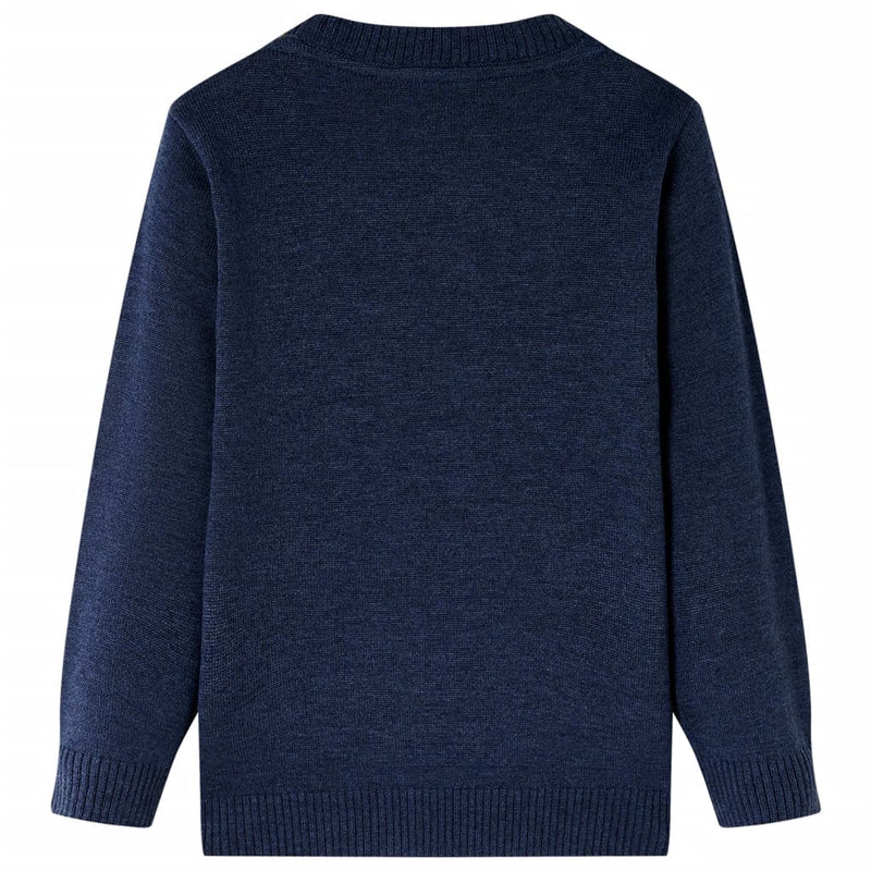 Load image into Gallery viewer, Vidaxl kindertrui gebreid 104 marineblauw