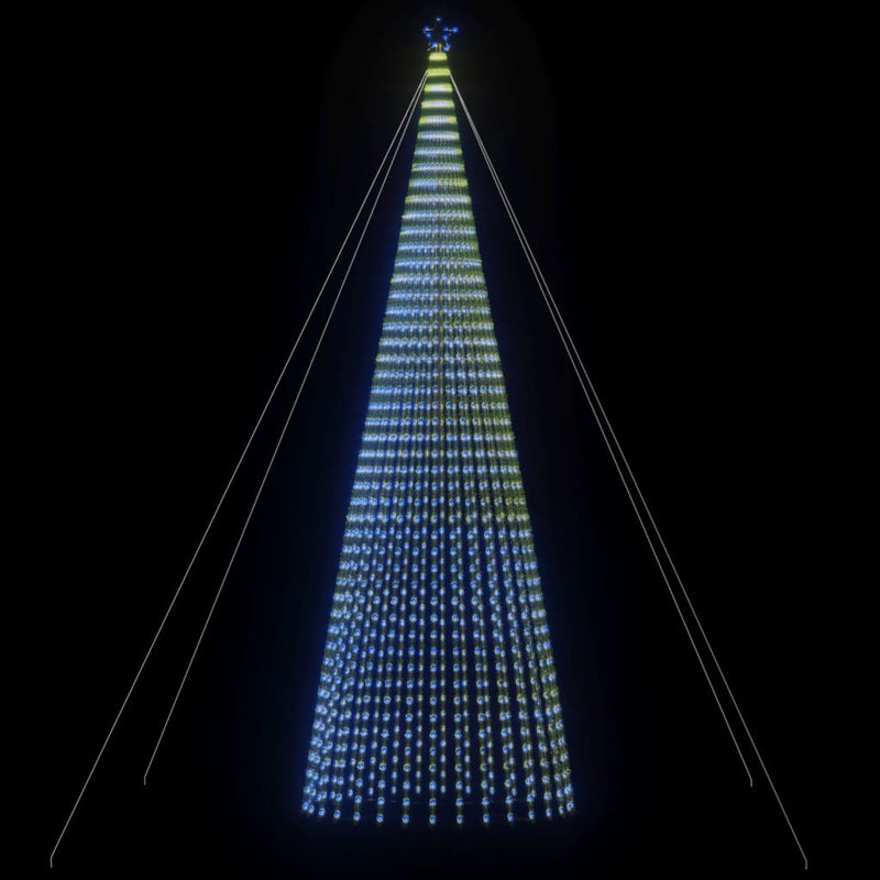 Afbeelding laden in galerijviewer, VidaXL Lichtkegel 1544 blauwe LED's 500 cm