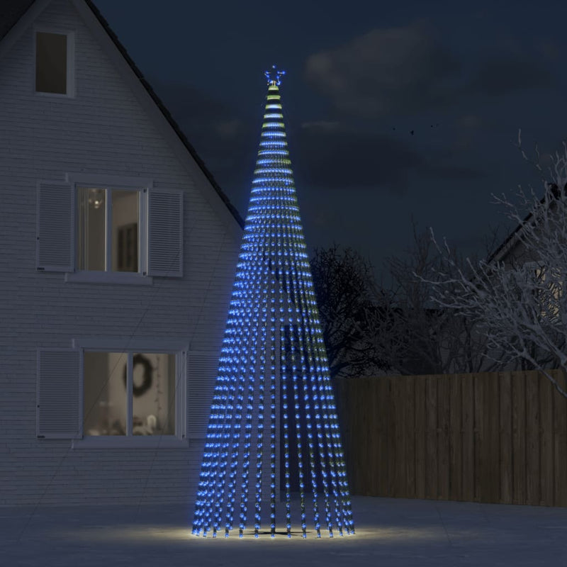 Afbeelding laden in galerijviewer, VidaXL Lichtkegel 1544 blauwe LED's 500 cm