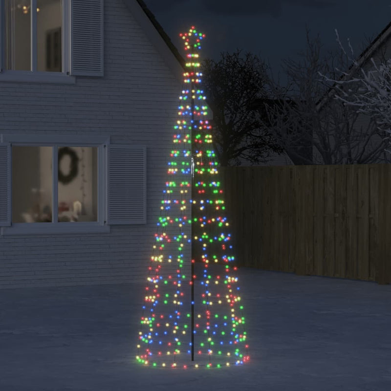 Load image into Gallery viewer, Vidaxl led-kerstboom met spikes 570 leds kleurrijk 300 cm