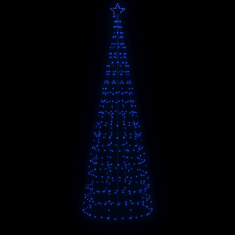 Load image into Gallery viewer, VidaXL Lichtkegel met grondpinnen 570 blauwe LED's 300 cm