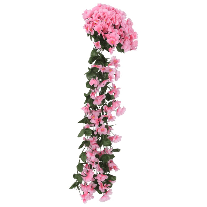 Load image into Gallery viewer, Vidaxl kerstslingers met bloemen 3 st 85 cm roze