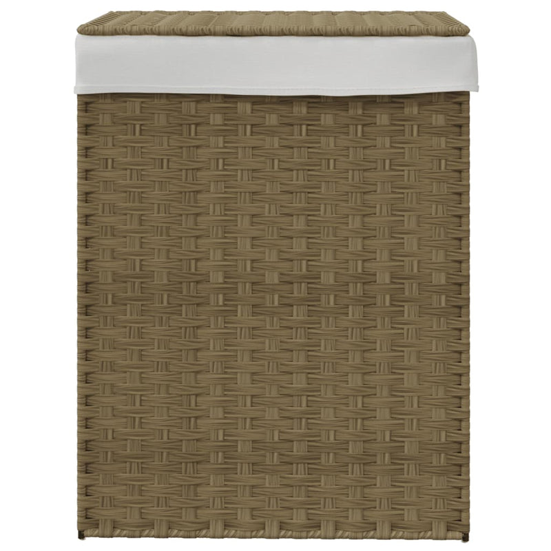 Load image into Gallery viewer, Vidaxl wasmand met deksel 46x33x60 cm poly rattan