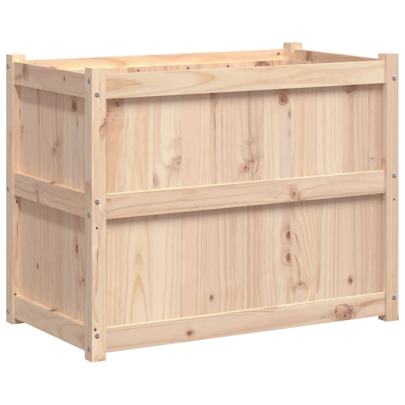 Load image into Gallery viewer, Vidaxl plantenbak 90x50x70 cm massief grenenhout