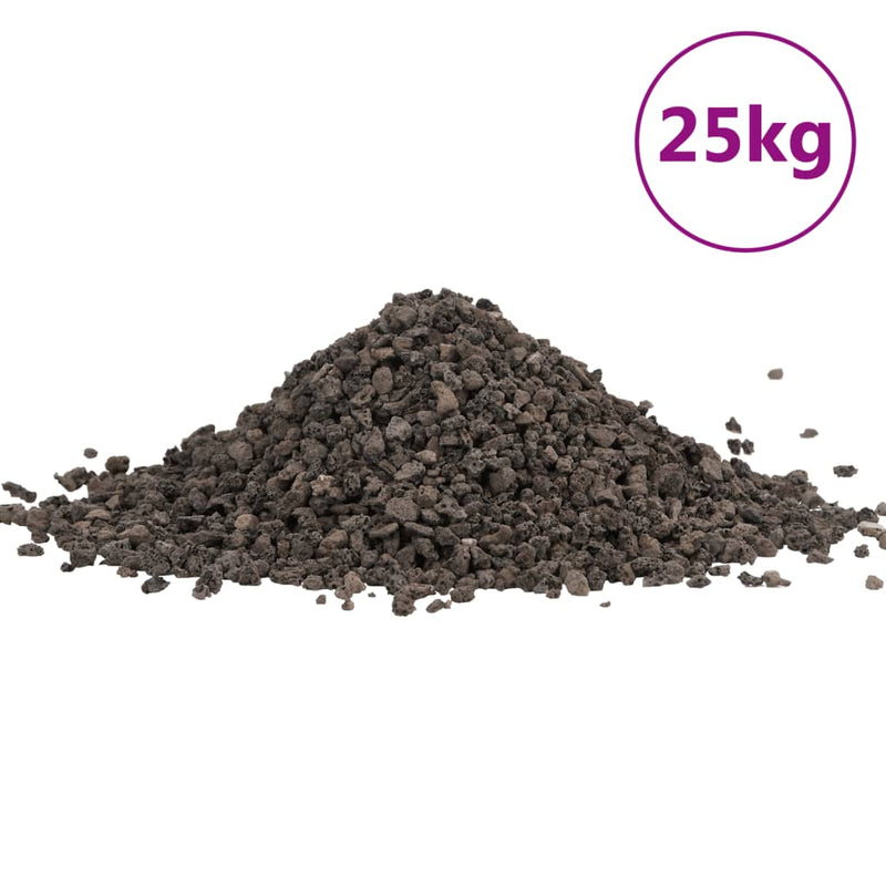 Load image into Gallery viewer, Vidaxl basaltgrind 25 kg 5-8 mm zwart