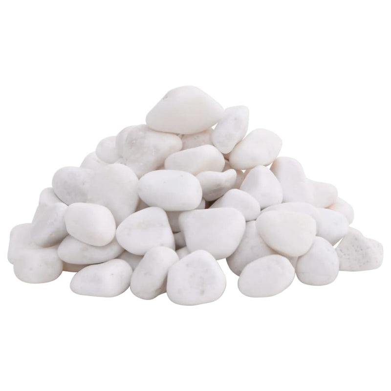 Afbeelding laden in galerijviewer, Vidaxl kiezelstenen gepolijst 2-5 cm 10 kg wit