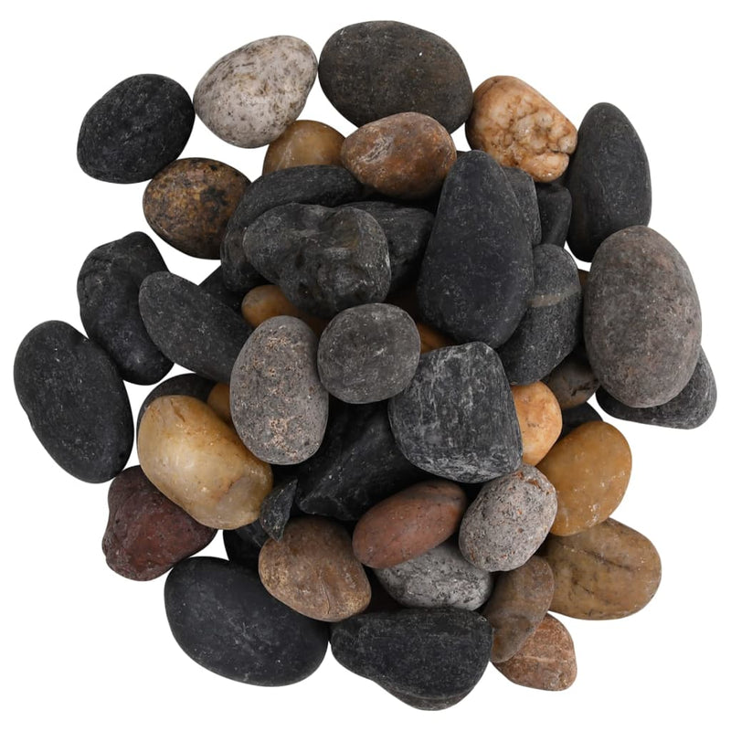 Load image into Gallery viewer, Vidaxl kiezelstenen gepolijst 5-8 cm 25 kg meerkleurig