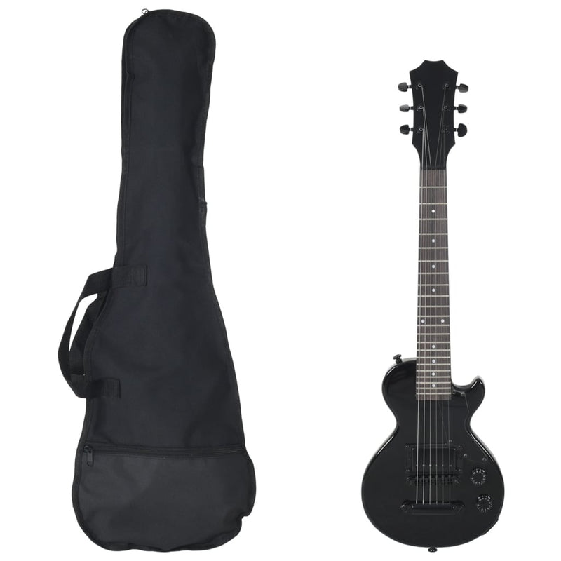 Load image into Gallery viewer, Vidaxl gitaar voor beginners elektrisch met tas 3 4 30 zwart