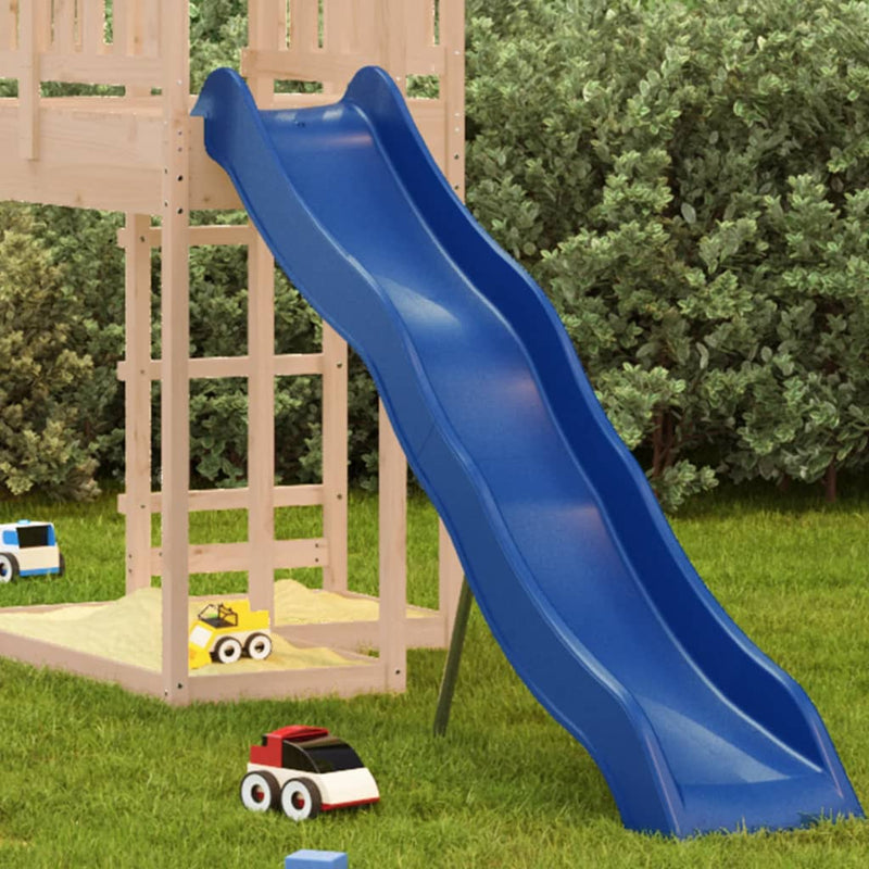 Load image into Gallery viewer, VidaXL Glijbaan 210x40 cm polypropeen blauw