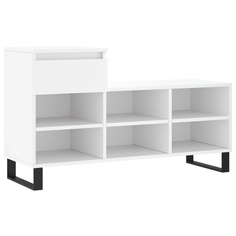 Load image into Gallery viewer, Vidaxl schoenenkast 102x36x60 cm bewerkt hout wit
