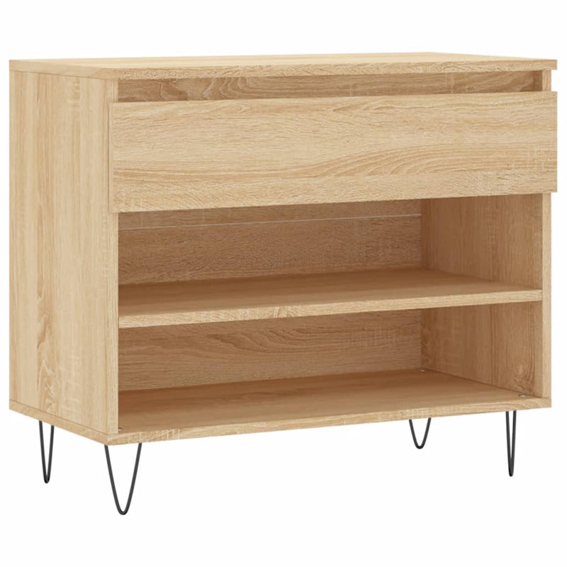 Load image into Gallery viewer, Vidaxl schoenenkast 70x36x60 cm bewerkt hout sonoma eikenkleurig