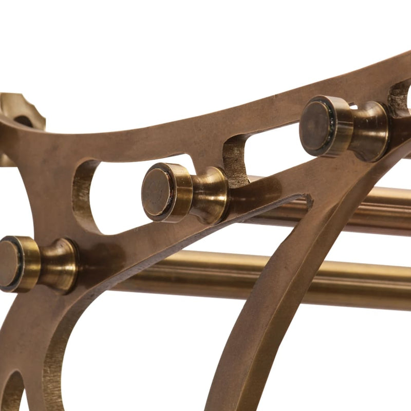 Load image into Gallery viewer, VidaXL Bagagerek met kleerhangers wandmontage aluminium