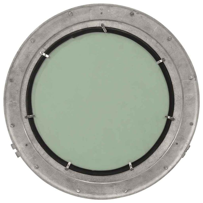 Load image into Gallery viewer, Vidaxl wandspiegel patrijspoort ø50 cm aluminium en glas