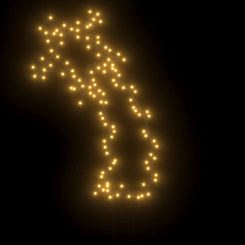 Load image into Gallery viewer, Vidaxl kerstverlichting meteoor met grondpinnen 115 led's 89 cm