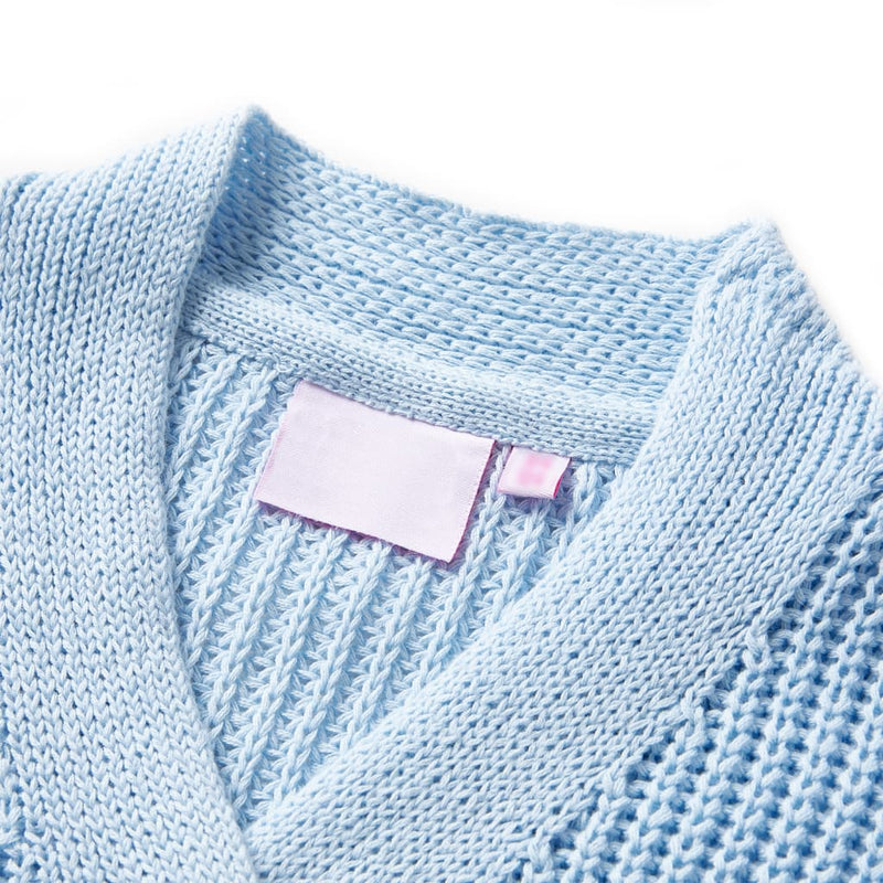 Load image into Gallery viewer, Vidaxl kindervest gebreid 104 blauw