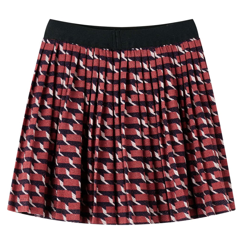 Load image into Gallery viewer, VidaXL Kinderrokje geplooid met glitters 104 marineblauw