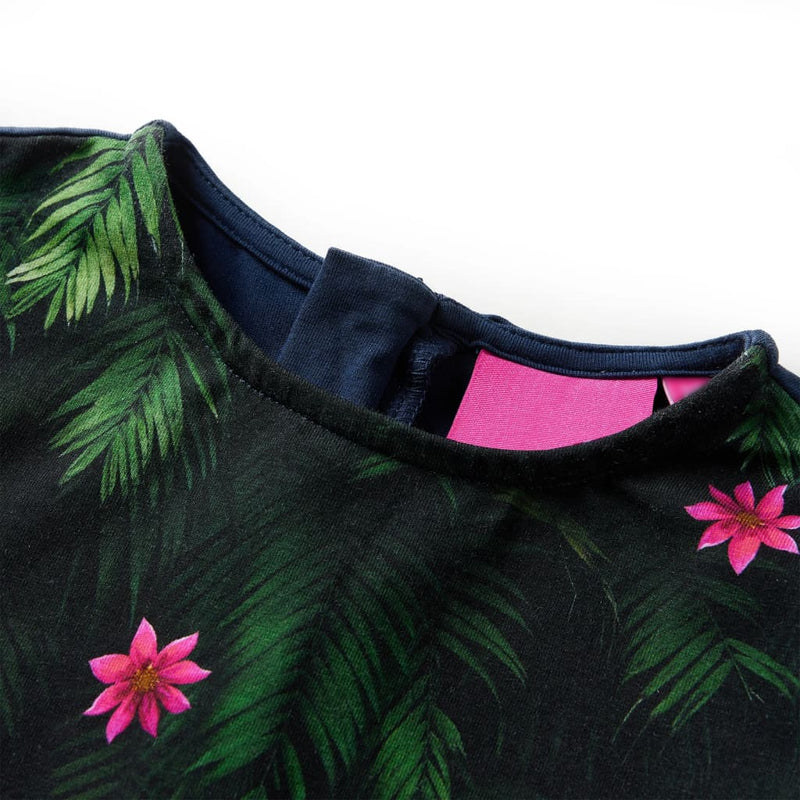 Load image into Gallery viewer, Vidaxl kinderjurk met lange mouwen 116 marineblauw